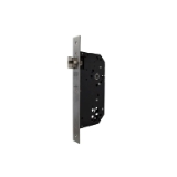 Cerradura gama arquitectura 2UB5F para puertas de madera cortafuego, picaporte silencioso, entrada de 70mm, acabado acero inoxidable