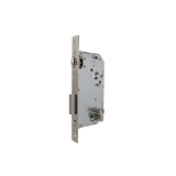 Cerradura de gama obra 2036 para puertas de madera de vaivén con rodillo, entrada de 50mm, cilindro TE5, acabado hierro niquelado