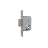 Cerradura de gama obra 2031 para puertas de madera, solo palanca, sin cilindro, entrada de 40mm, acabado hierro niquelado