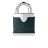Candado de seguridad titanium inoxidable 60mm, cilindro TX80.