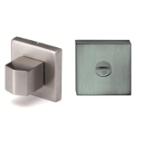 Manilla Tundra roseta cuadrada 50 mm, incluye condena, inox 316L