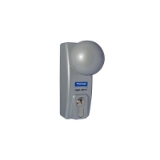 Accionamiento exterior para dispositivo antipánico, con pomo y bocallave con bombillo en acabado gris