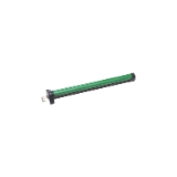 Dispositivo antipánico de deslizamiento modelo de sobreponer con un punto de cierre central de la gama Quick en acabado negro-verde