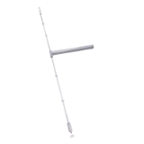 Dispositivo antipánico de deslizamiento modelo de sobreponer con dos puntos de cierre de la gama Quick en acabado gris-gris