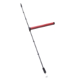 Dispositivo antipánico de deslizamiento modelo de sobreponer con dos puntos de cierre de la gama Quick en acabado negro-rojo