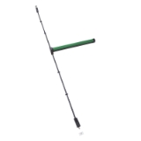 Dispositivo antipánico de deslizamiento modelo de sobreponer con dos puntos de cierre de la gama Quick en acabado negro-verde