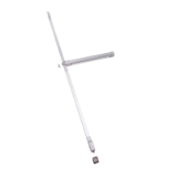 Dispositivo antipánico de deslizamiento de sobreponer con dos/tres puntos de cierre central, alto y bajo de la gama Top con acabado gris-gris