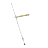 Dispositivo antipánico de deslizamiento de sobreponer con dos/tres puntos de cierre central, alto y bajo de la gama Top con acabado lima-gris