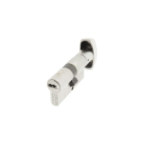 Cilindro TX80 TESA perfil EURO botón de 30Bx30, leva R13, acabado níquel. 5 llaves.