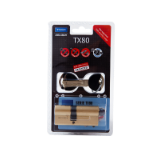 Cilindro TX80 TESA perfil EURO doble de 35x35, leva R15, acabado latón. 5 llaves. Embalaje visual.