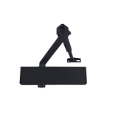 Cierrapuertas de sobreponer CT2801, con brazo retención. Fuerza regulable EN2/5. Color negro.