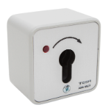 Caja eléctrica contacto a Llave. De sobreponer. 2 posiciones. Con led.