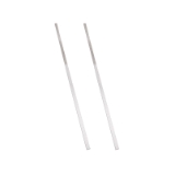 Kit de fallebas para puerta alta en acabado acero inoxidable AISI316