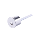 Cilindro TX80 TESA perfil REDONDO REGULABLE, acabado níquel. 5 llaves.