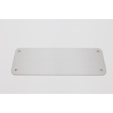 Placa ciega de protección 305x150x1,5mm inox.