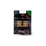 Cilindro TE5 TESA perfil EURO doble de 40X40 R15 níquel E35 embalaje blíster. 5 llaves.