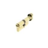 Cilindro YL6 YALE perfil EURO botón de P35x35, leva R15, estría WG, con acabado latón. 5 llaves.