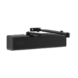 Cierrapuertas de sobreponer DC340. Fuerza regulable EN2/6. Cuerpo de cierrapuertas sin brazo/guía. Color negro.