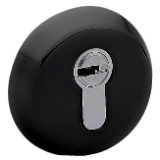 Escudo de seguridad E300L, acabado negro.