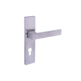 Manilla Tundra con placa larga bocallave 72 mm, inox 316L.