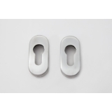 Complementos manillas, bocallave ovalado, inox 304.