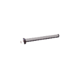 Dispositivo antipánico de deslizamiento modelo de sobreponer con un punto de cierre central de la gama Quick en acabado negro-gris