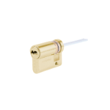 Cilindro T60 TESA perfil EURO medio regulable de 60x10, leva R15, acabado níquel. 5 llaves.