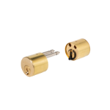 Cilindro TE5 TESA de la serie 2000 acabado latón, embalado. 3 llaves