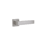 Manilla Tundra con placa cuadrada bocallave 72 mm, inox 316L.