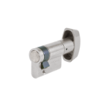 Cilindro TE5 TESA perfil EURO medio botón de 30Bx10, leva R15, acabado níquel. 3 llaves.