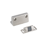 Accesorios Serie Lite y Quick; Cerradero central para puerta de PVC.