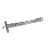 Dispositivo antipánico motorizado de deslizamiento de sobreponer con un punto central de la gama Top con acabado acero inoxidable AISI316