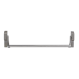 Dispositivo antipánico de empuje, modelo de embutir de nueca de 9mm de la gama Global en acabado acero inoxidable .