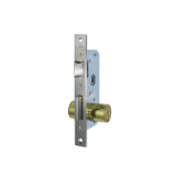 Cerradura de embutir madera 2000 para puertas de entrada, entrada de 30mm, acabado hierro niquelado