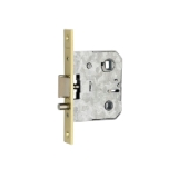 Picaporte de embutir con condena reversible 510, acabado hierro latonado