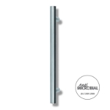 Juego tirador recto largo 450x30mm Inox 304, AntiMicrobial