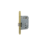 Cerradura de picaporte unificado 134U para puertas de madera, frente redondeado, entrada de 50mm, acabado acero esmaltado