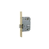 Cerradura de picaporte unificado 134U para puertas de madera, frente recto, entrada de 50mm, acabado hierro latonado