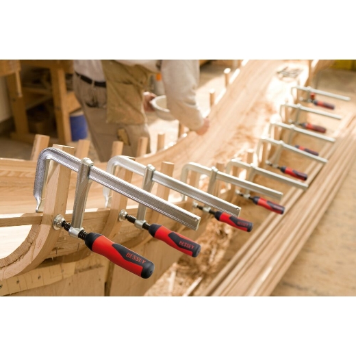 Original BESSEY Ganzstahl-Schraubzwinge GZ mit 2-Komponenten-Kunststoffgriff