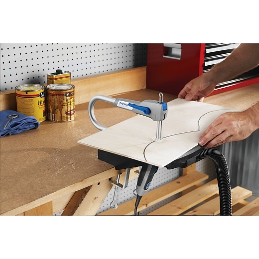 Sierra de calar compacta DREMEL Moto-Saw MS20-1/5 2 en 1 (70 W), 1 complemento, 5 accesorios