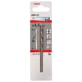 Metallbohrer HSS-Co, DIN 338, 4,8 x 52 x 86 mm, 1er-Pack