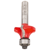 Abrundfräser Expert for Wood, 8 mm, D 28,6 mm, R1 8 mm, L 12,7 mm, G 55 mm