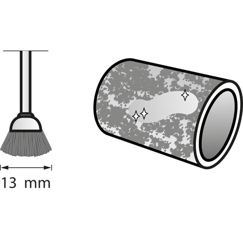 Dremel cepillo acero carbono