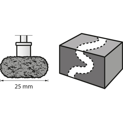 Acabado en material lijado Dremel accesorio EZ SpeedClic 511S