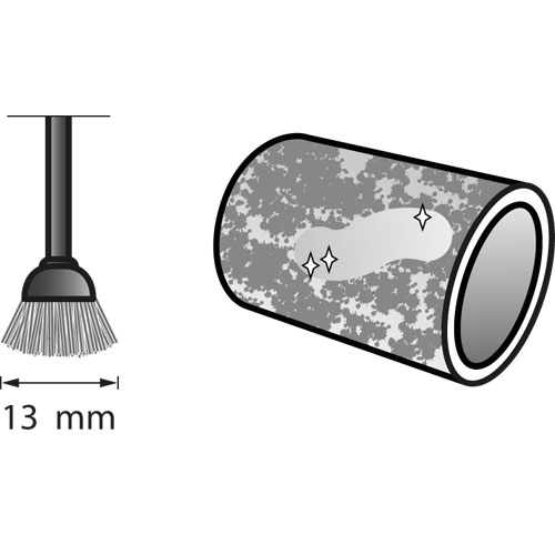 Acabado en material Dremel accesorio de limpieza 531