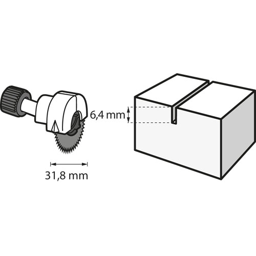 Acabado en material Accesorio de corte Dremel 546