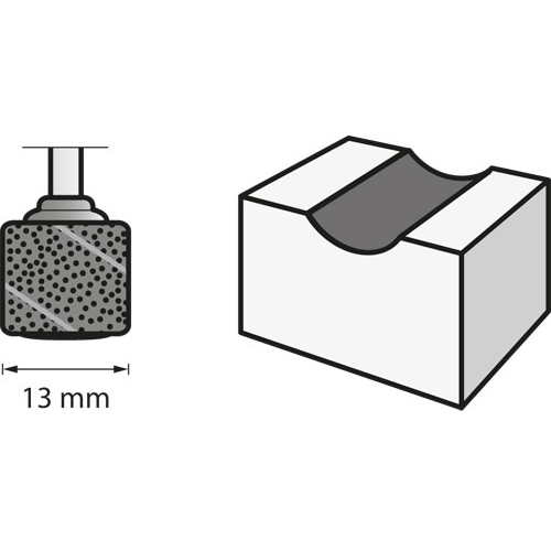 Acabado en material Dremel accesorio de lijado SC407
