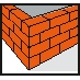 Materialsymbol Ziegel