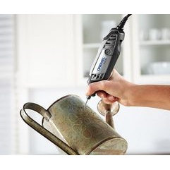 Regadera grabada, con Dremel 3000