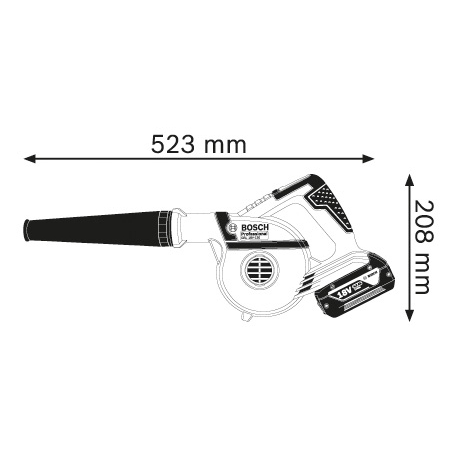 Imagen de la dimensión del producto